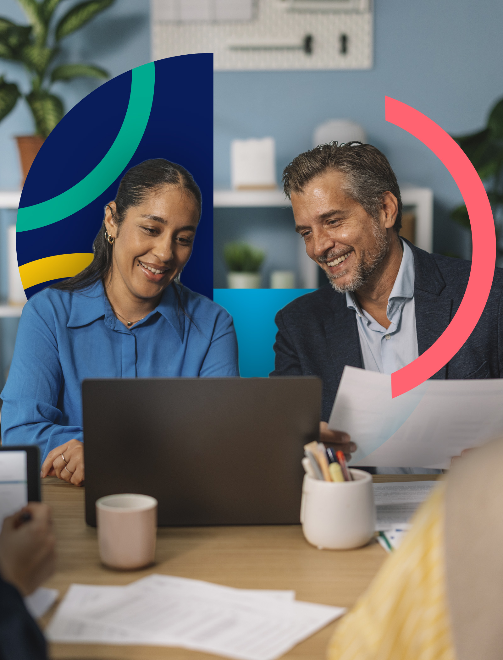 business banking professional shaking hands